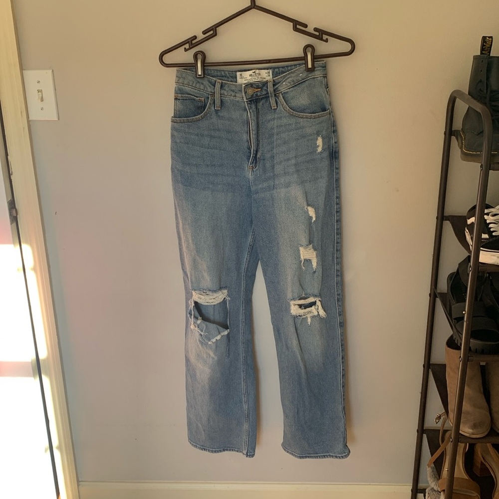 Hollister Curvy Ultra High-Rise Dad Jeans